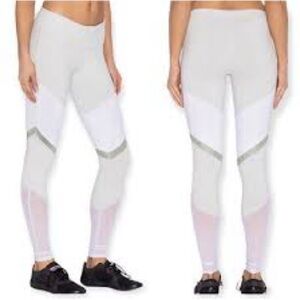 Alo Yoga‎ Alosoft High-Waist Sheila Leggings Colorblock Grey/Green/White XS
